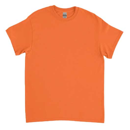 Safety Orange Gildan Heavy Cotton Tees Safety Orange